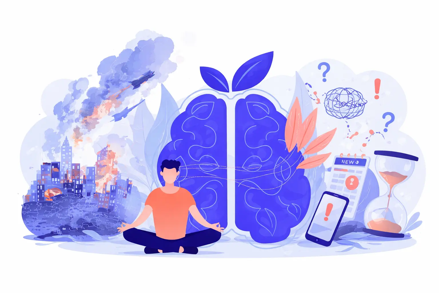 Как психика реагирует на нестабильность и что делать с тревогой за будущее в условиях ситуации на Ближнем Востоке